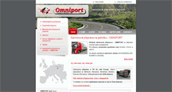 Desktop Screenshot of omniport.cz