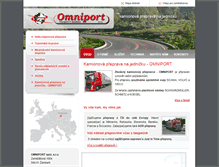 Tablet Screenshot of omniport.cz